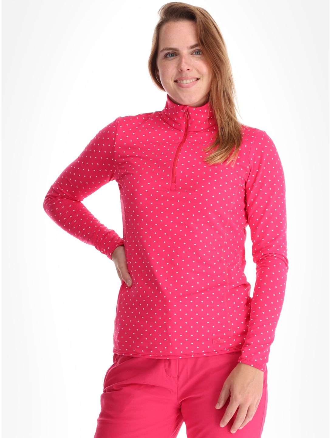 CMP, 34L4306 pull de ski femmes Carminio rouge 