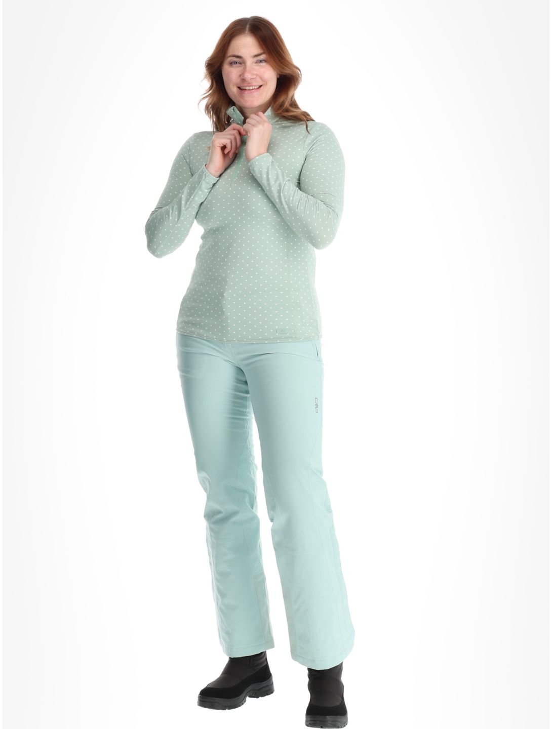 CMP, 34L4306 pull de ski femmes Jade vert 