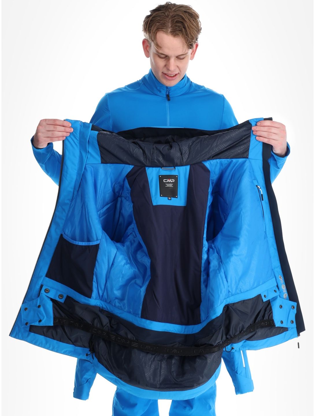 CMP, 35W0027 veste de ski hommes Royal Blue bleu, noir 