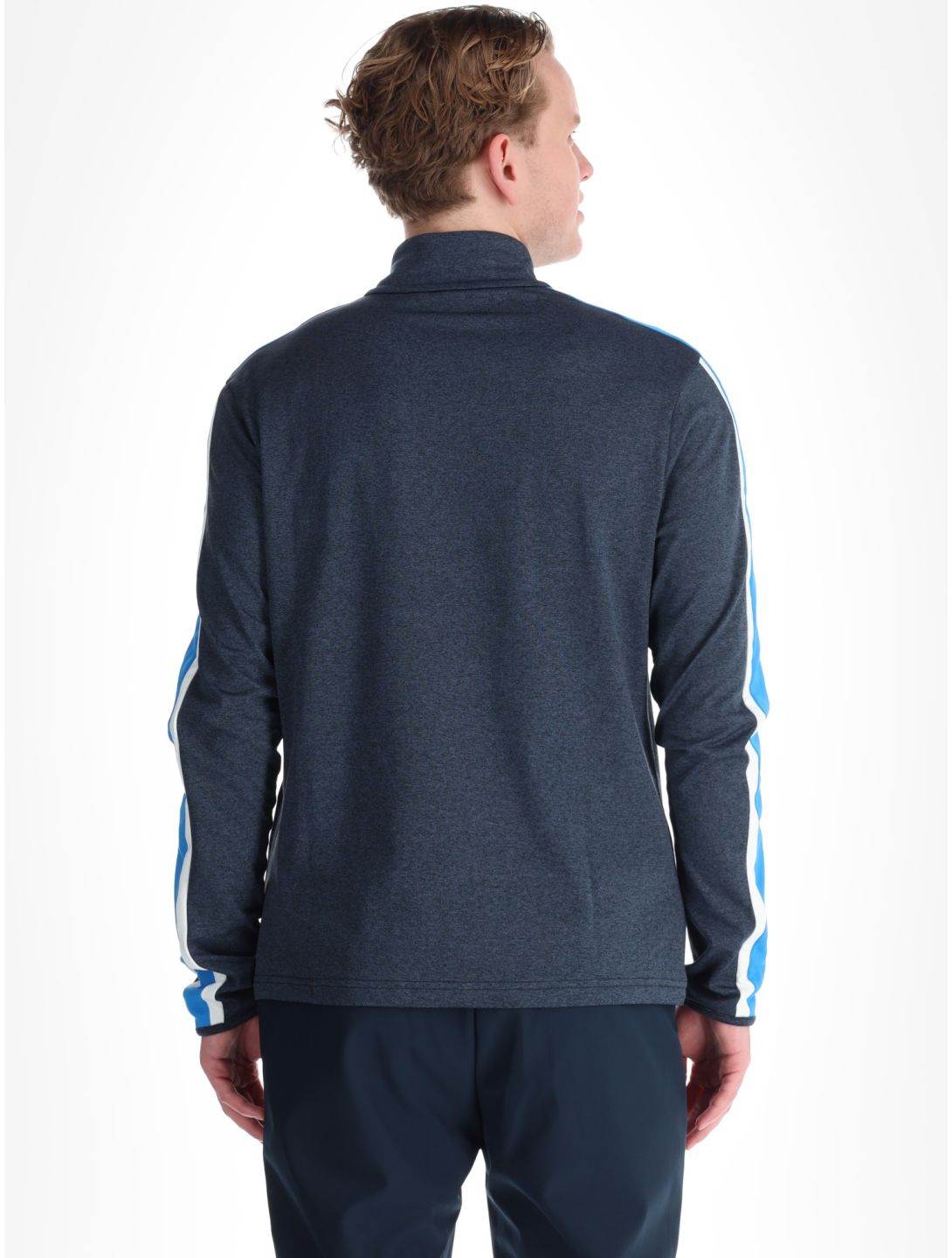 CMP, 39L2577 pull de ski hommes Black Blue Melange - Royal Blue bleu 