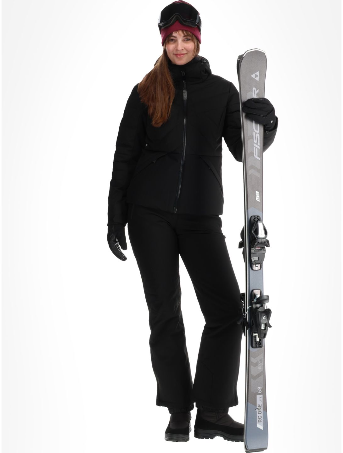 Icepeak, Eveleth veste de ski femmes Basic Black noir 