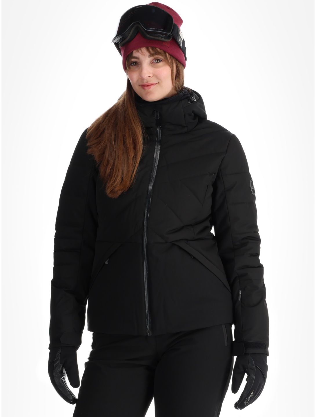 Icepeak, Eveleth veste de ski femmes Basic Black noir 