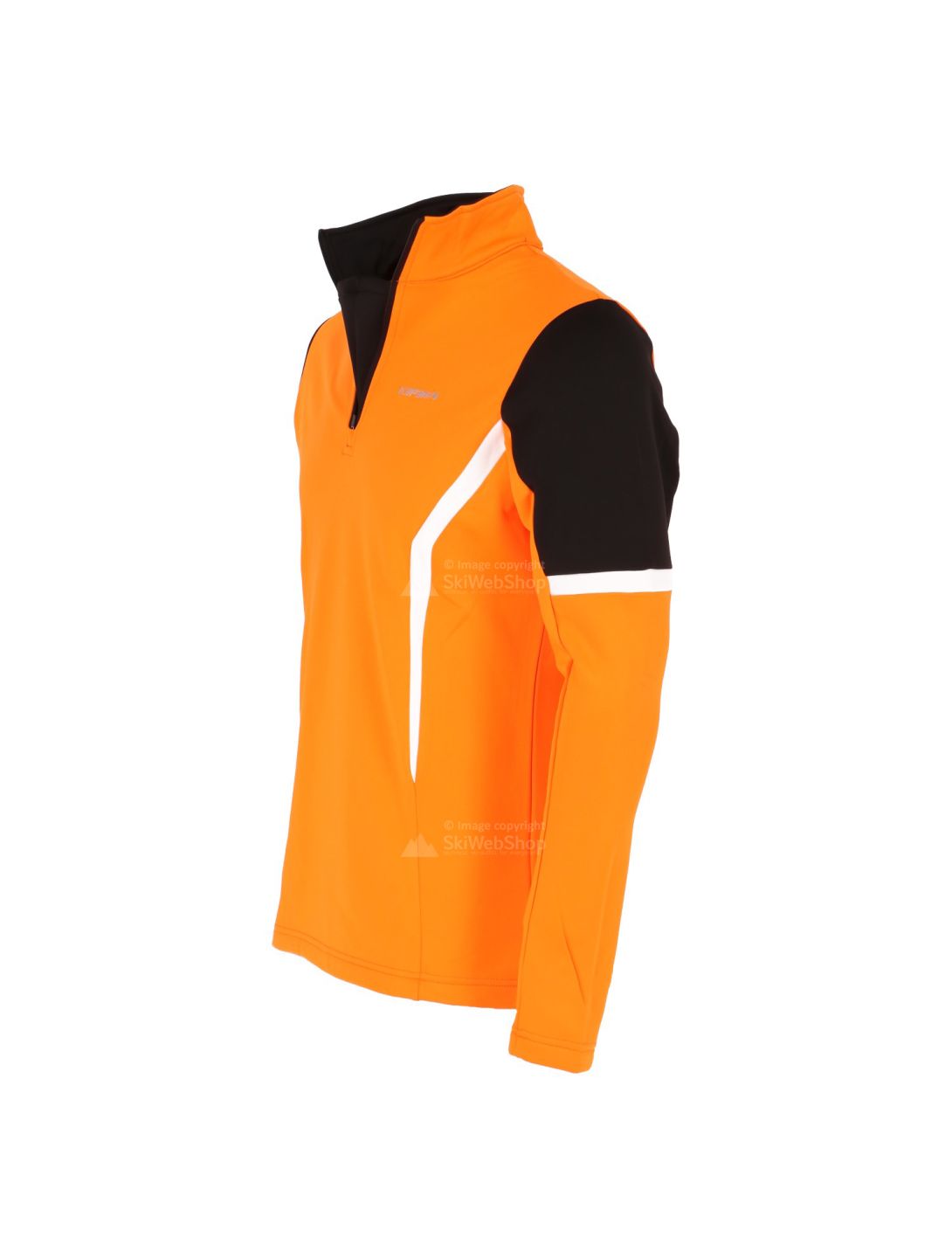 Icepeak, pull de ski blanc, noir, orange 