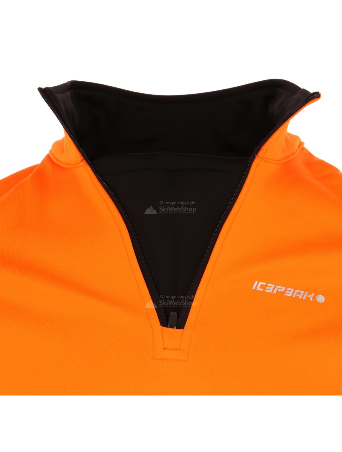 Icepeak, pull de ski blanc, noir, orange 