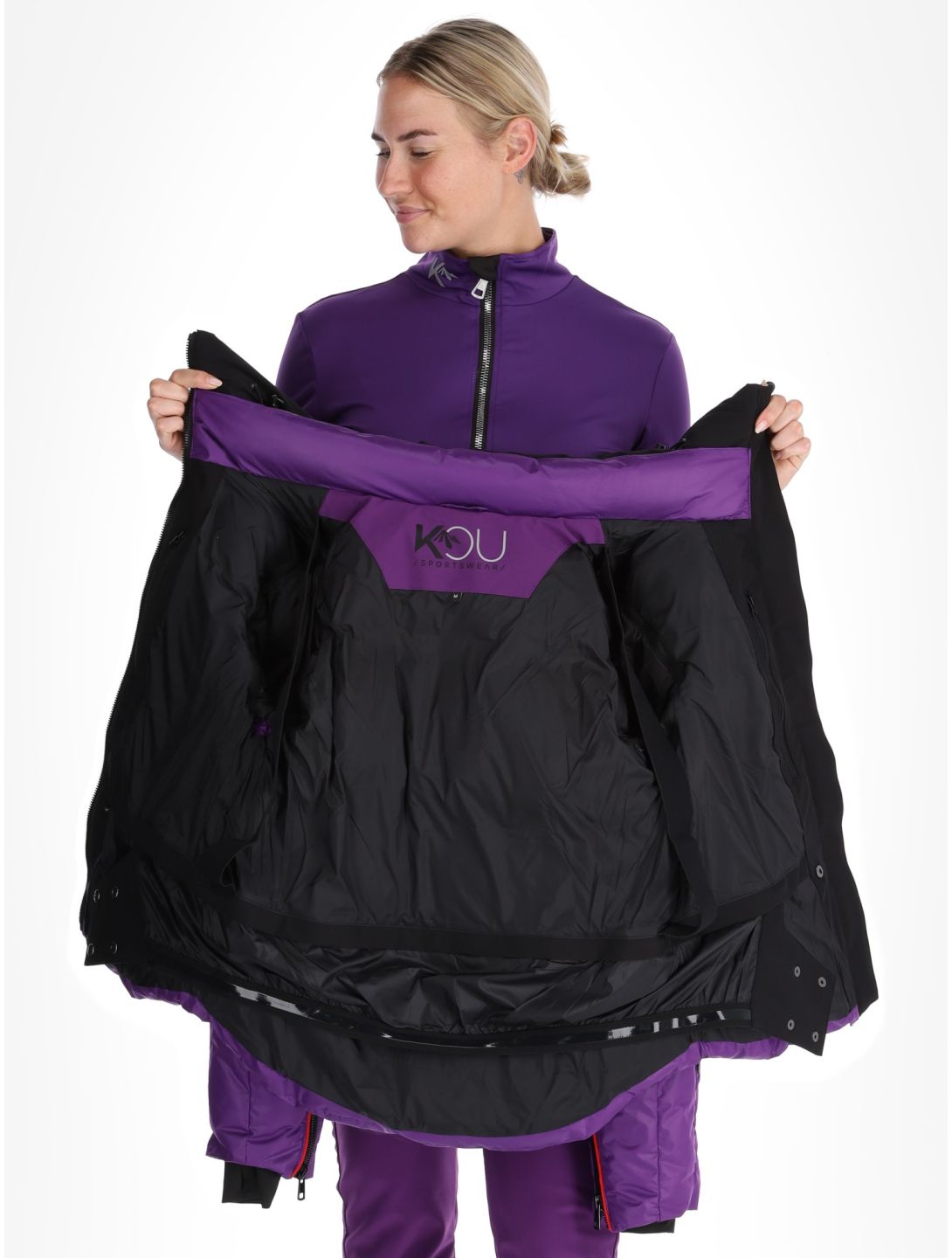 Kou Sportswear, Alpine elegance veste de ski femmes Purple violet 