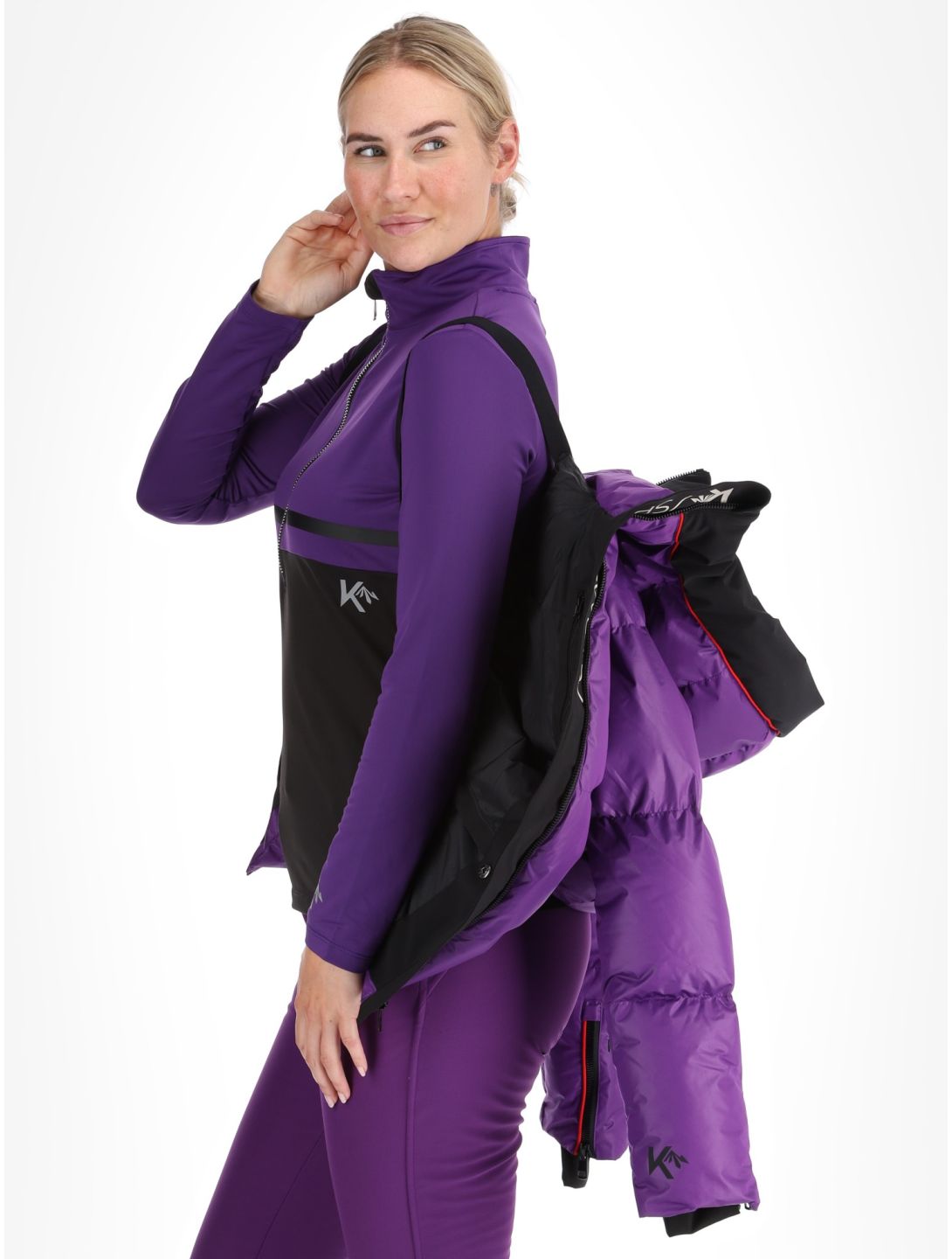 Kou Sportswear, Alpine elegance veste de ski femmes Purple violet 