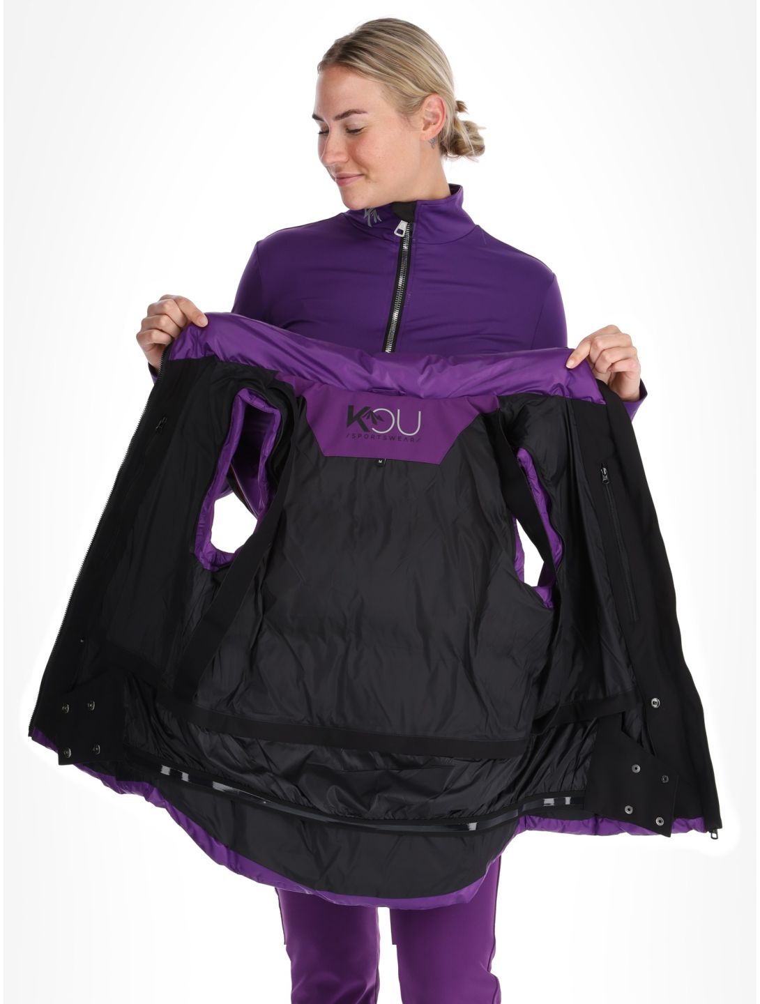 Kou Sportswear, Alpine elegance veste de ski femmes Purple violet 