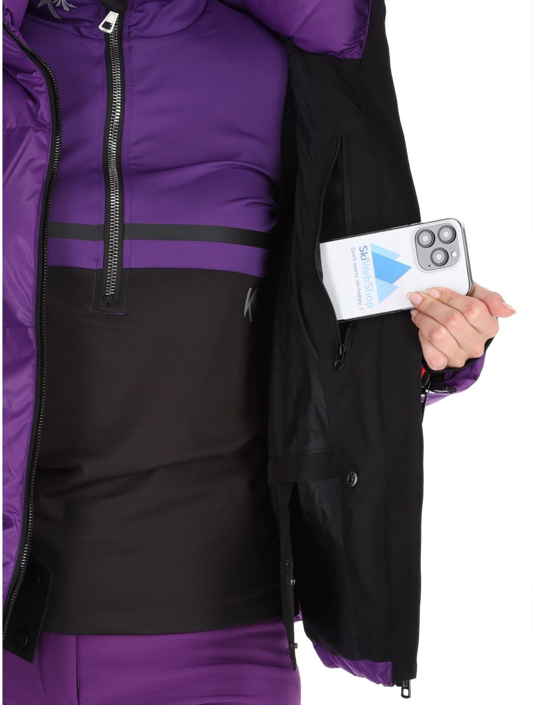 Kou Sportswear, Alpine elegance veste de ski femmes Purple violet 