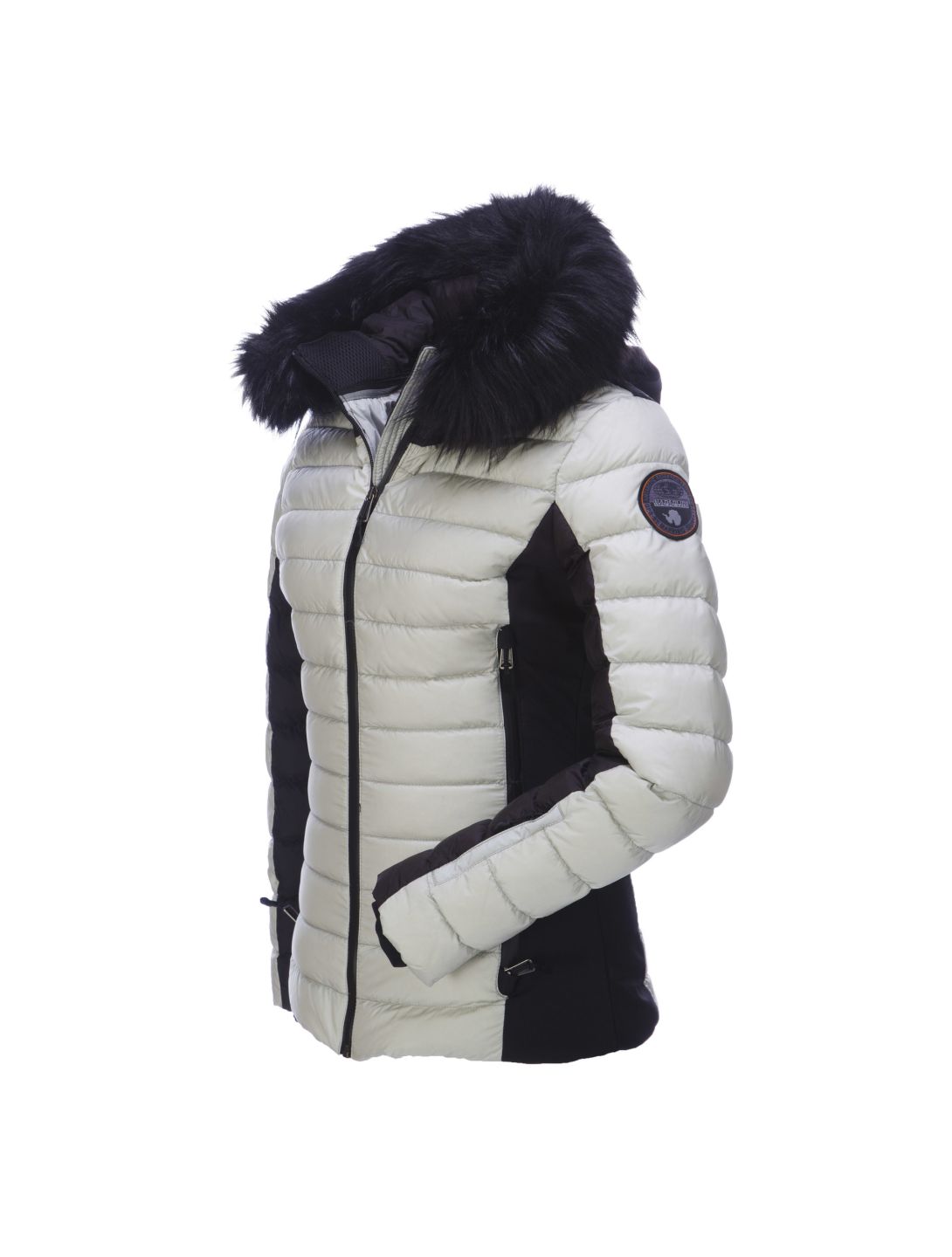 Napapijri Callalin A, down ski jacket, Women, silver black