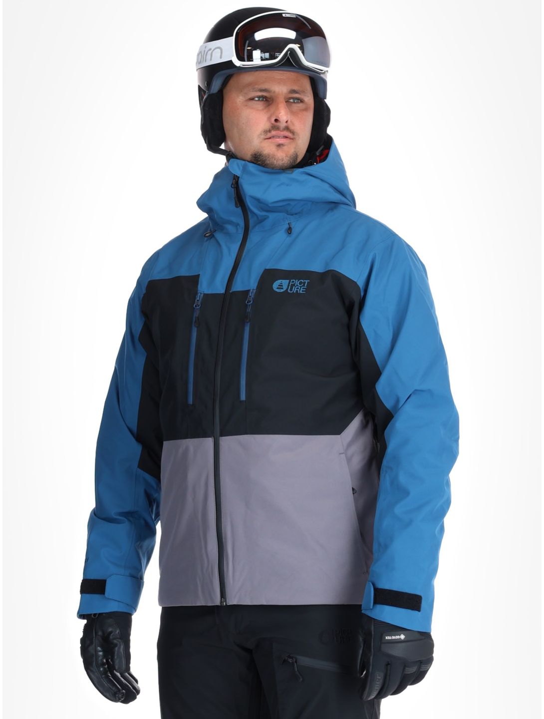 Picture, Object veste de ski hommes Blue bleu, gris, noir 