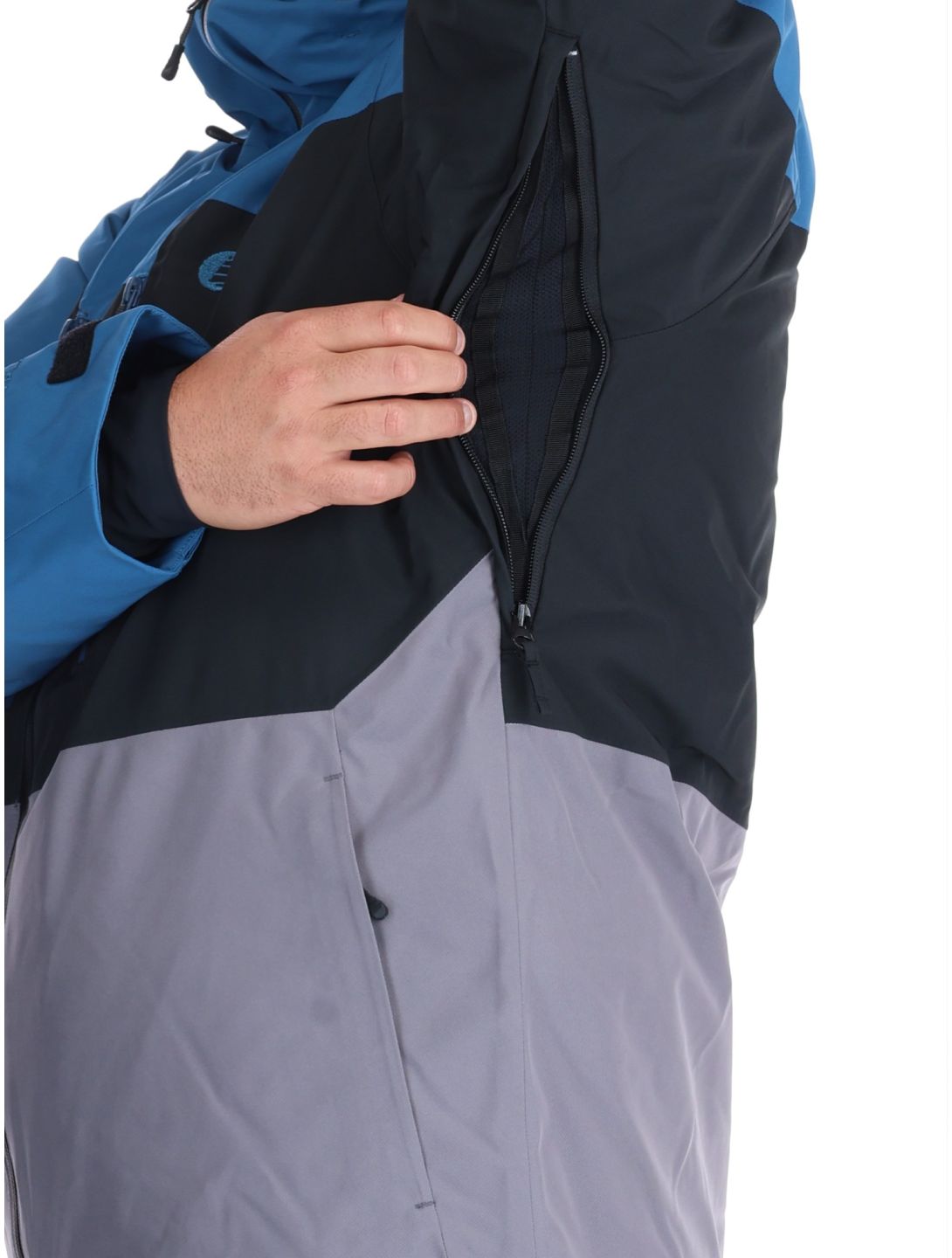 Picture, Object veste de ski hommes Blue bleu, gris, noir 