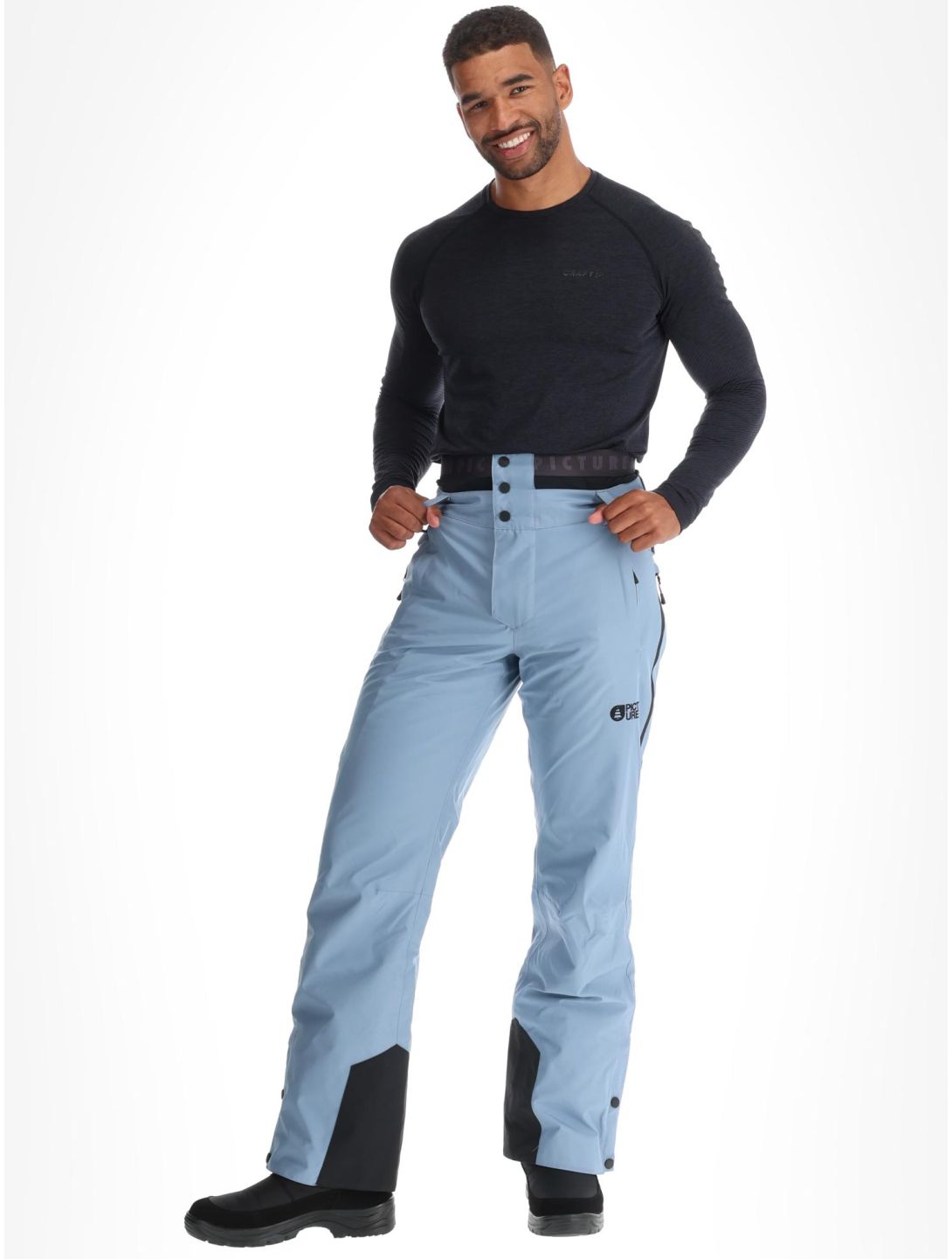 Picture, Object pantalon de ski hommes Stonewash bleu 