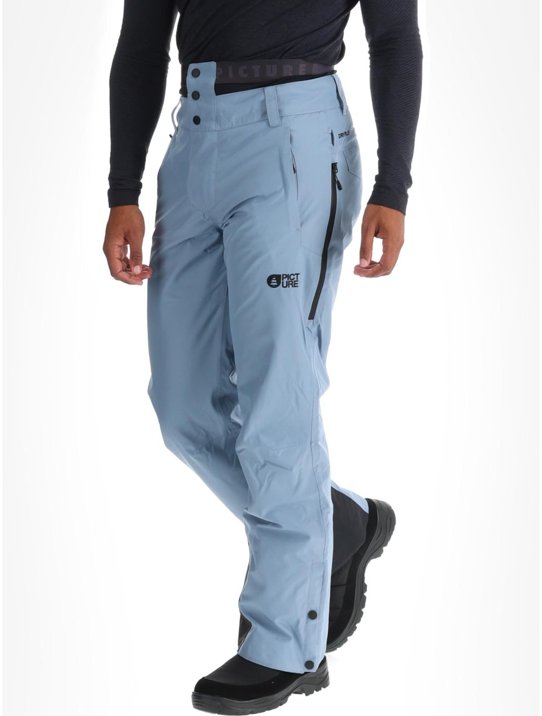 Picture, Object pantalon de ski hommes Stonewash bleu 