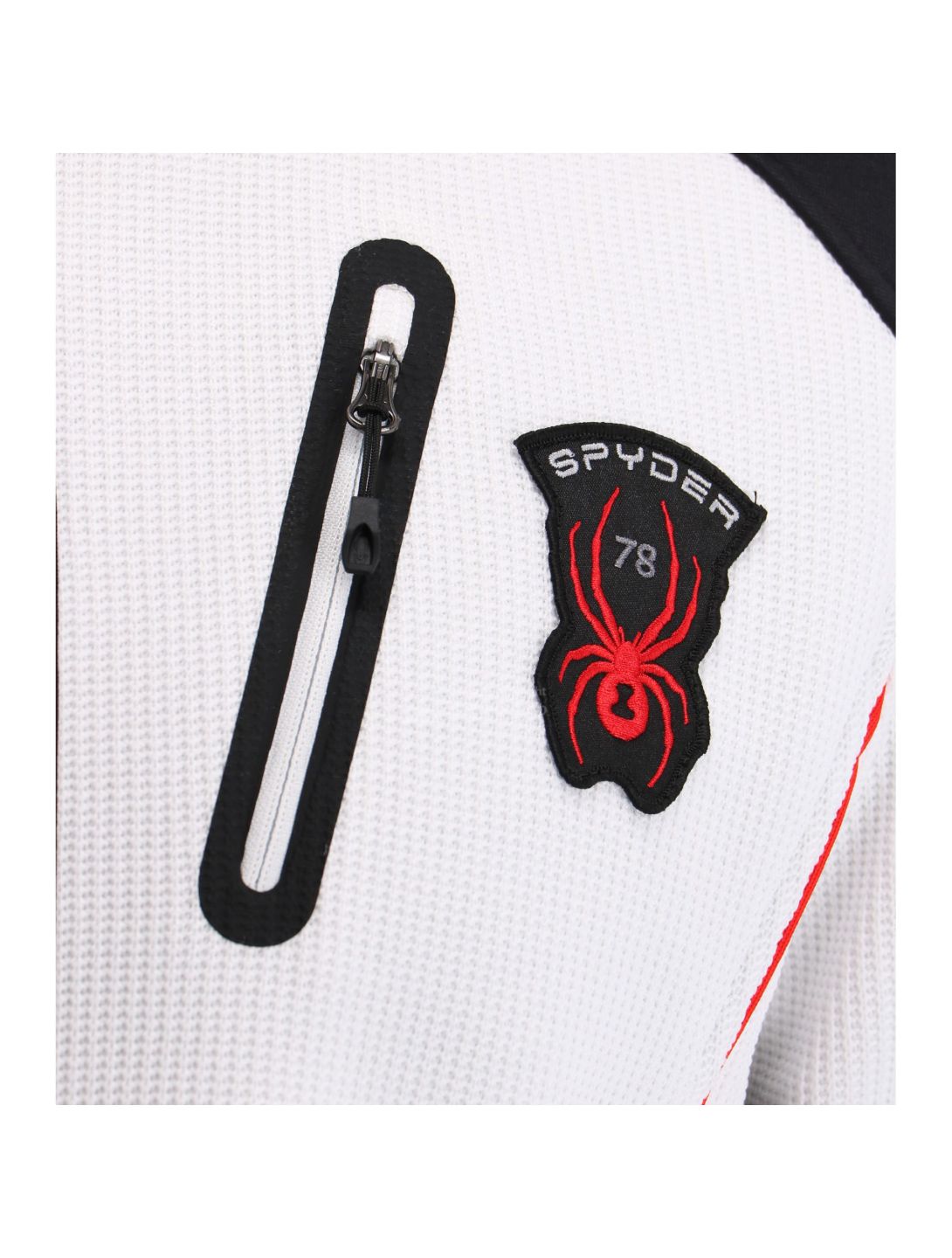 Spyder, Wengen full zip stryke gilet hommes blanc 