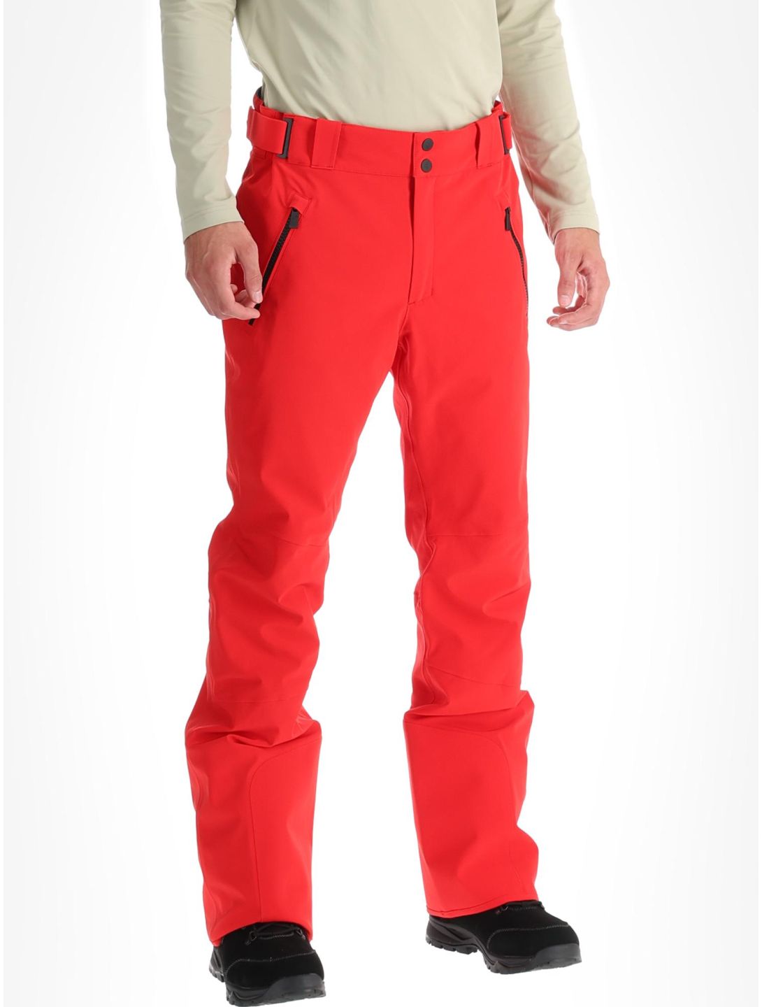 Toni Sailer, William pantalon de ski hommes Signal Red rouge 