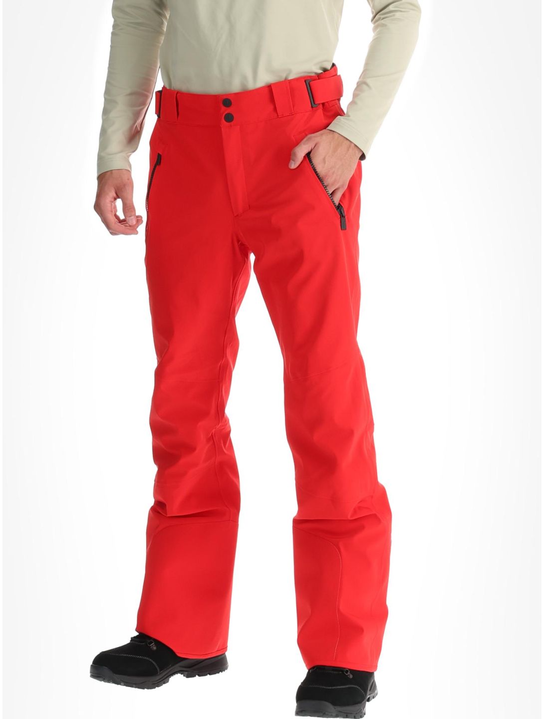 Toni Sailer, William pantalon de ski hommes Signal Red rouge 