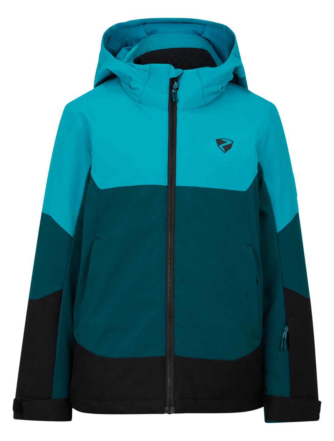 Ziener, Agimo-Z veste de ski enfants Black bleu, multicolore, noir 