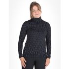 CMP, 34L4306 pull de ski femmes Black / White blanc, noir