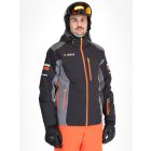Deluni, Challenger 4 veste de ski hommes Black / Anthracite gris, noir
