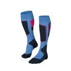 Falke, SK4 Advanced chaussettes de ski femmes Morning Sky bleu, noir