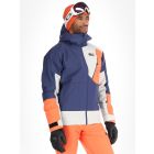 Picture, Nitric veste de ski hommes Flare bleu, gris, multicolore