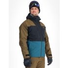 Picture, Object veste de ski hommes Black bleu, noir, vert