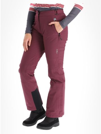 CMP, 3W18596N pantalon de ski femmes Burgundy bordeaux