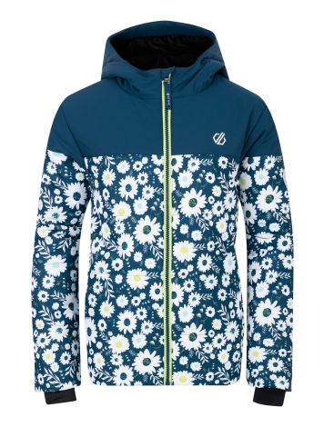 Dare2b, Liftie veste de ski enfants Moonlight Denim / Moonlight Denim Daisy Print blanc, bleu
