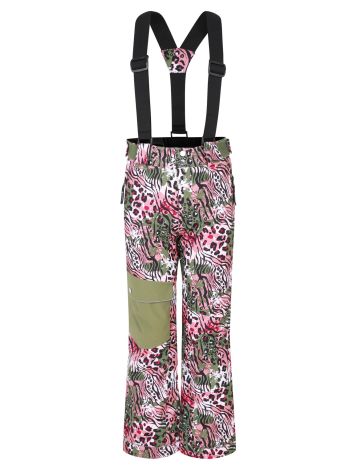 Dare2b, Pow pantalon de ski enfants Olivine Green Leopard Print vert