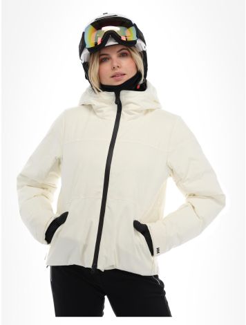 Helly Hansen, W Nora Short Puffy veste de ski femmes Snow blanc