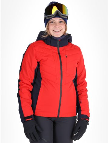 Icepeak, Eleele veste de ski femmes Coral-Red rouge