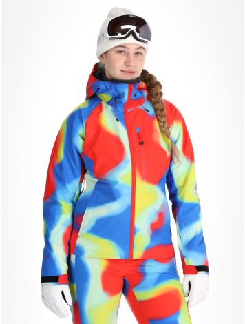 Icepeak, Foix veste de ski femmes Coral-Red rouge