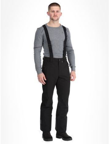 Icepeak, Freiberg pantalon de ski modèle court hommes Basic Black noir