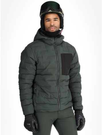 Icepeak, Frontier veste de ski hommes Dark Olive vert