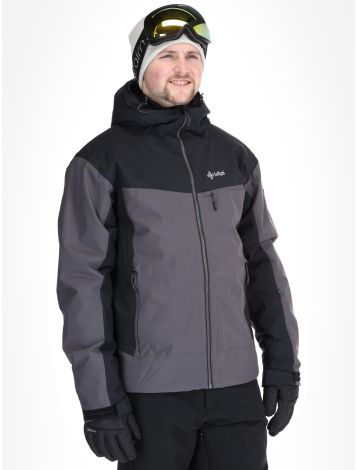 Kilpi, FLIP veste de ski hommes Black gris, noir