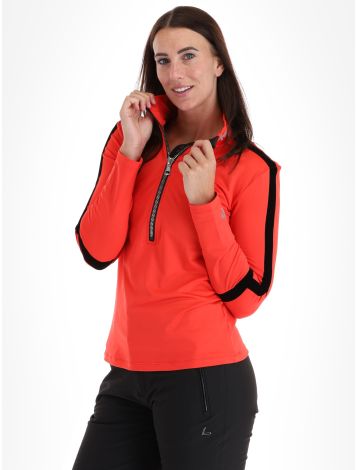 Kou Sportswear, Basic Flock pull de ski femmes Red rouge