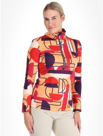Kou Sportswear, Geoshapes pull de ski femmes Colourful multicolore