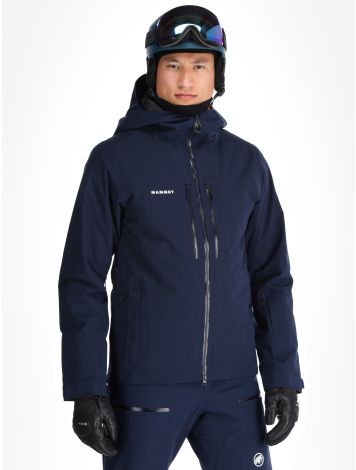 Mammut, Stoney HS Thermo Hooded veste de ski hommes Marine bleu