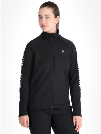 Peak Performance, W Rider Zip gilet femmes Black noir