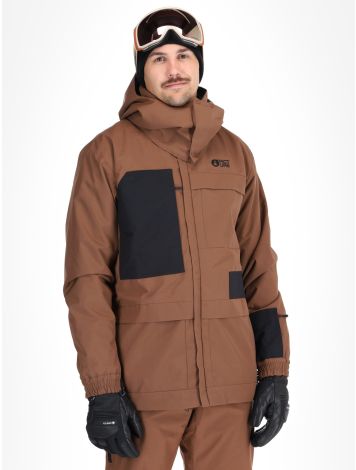Picture, Owenn veste de ski hommes Cocoa Brown brun