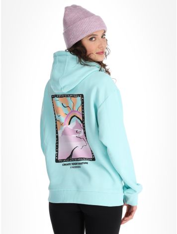 Poederbaas, Arty Hoody pull femmes Mint vert