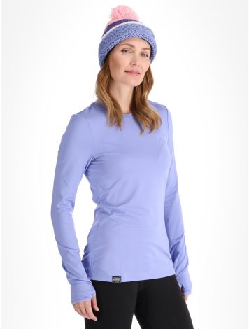 Poederbaas, Four Seasons Lightweight Longsleeve gilet femmes Lila violet