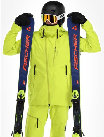 Tenson, Shibui veste de ski à coque dure hommes Acid Lemon jaune