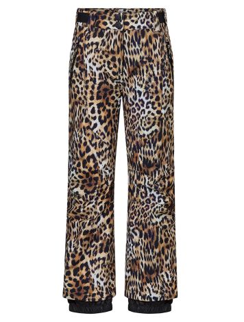 Rehall, Romana-R-jr. pantalon de ski enfants Leopard brun, multicolore